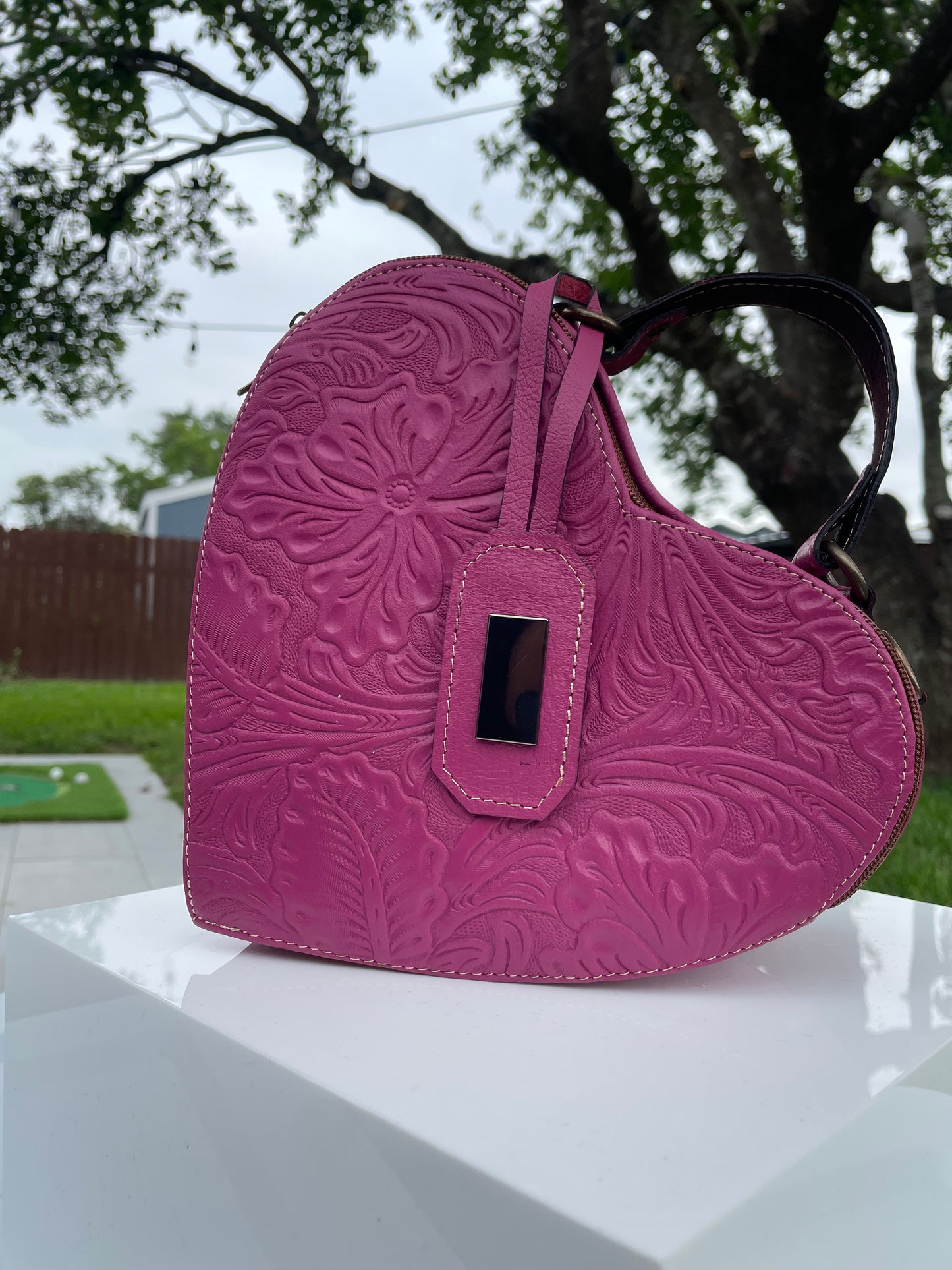 X Mi Corazon Leather Purse