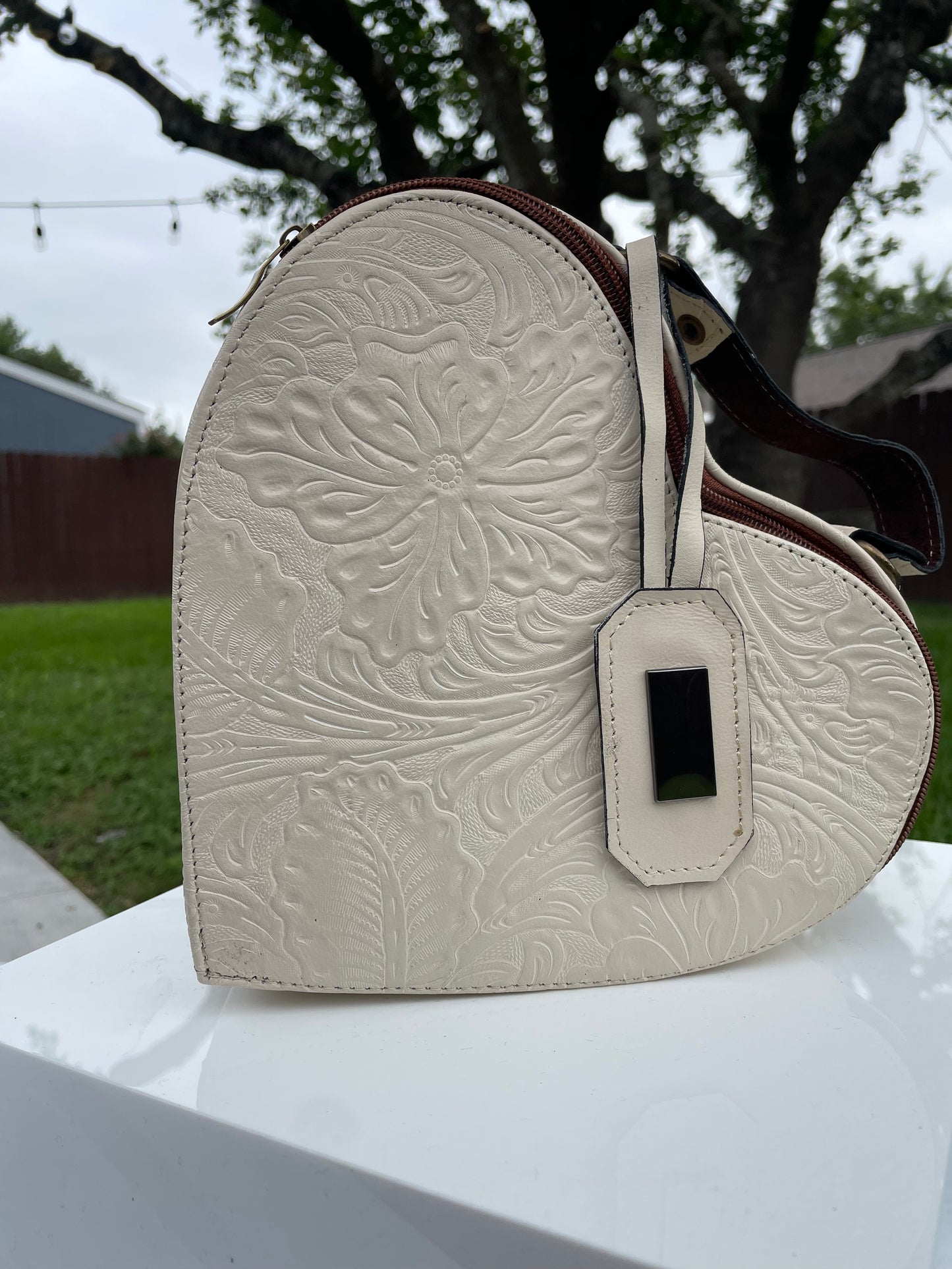 X Mi Corazon Leather Purse
