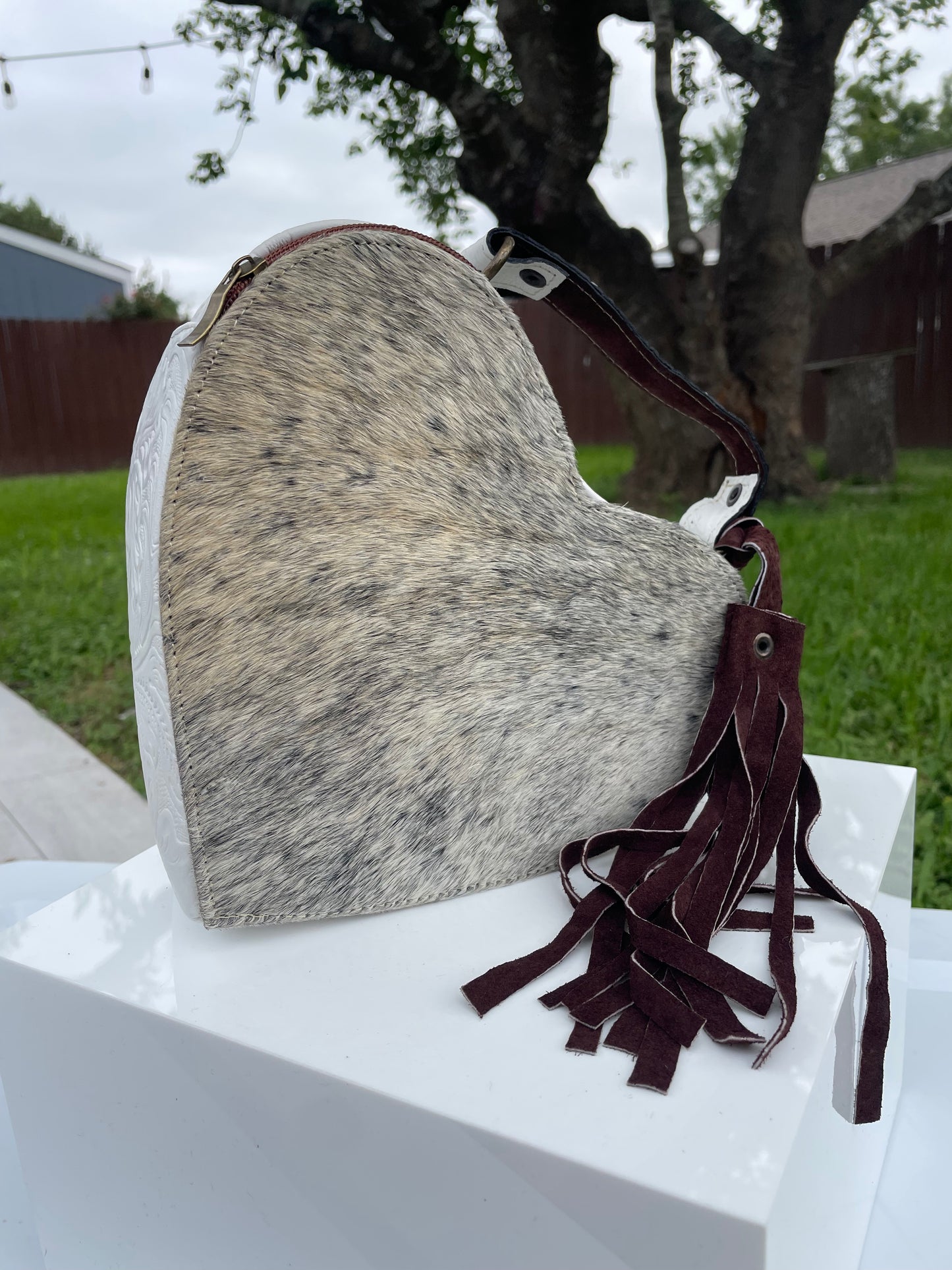 X Mi Corazon Leather Purse